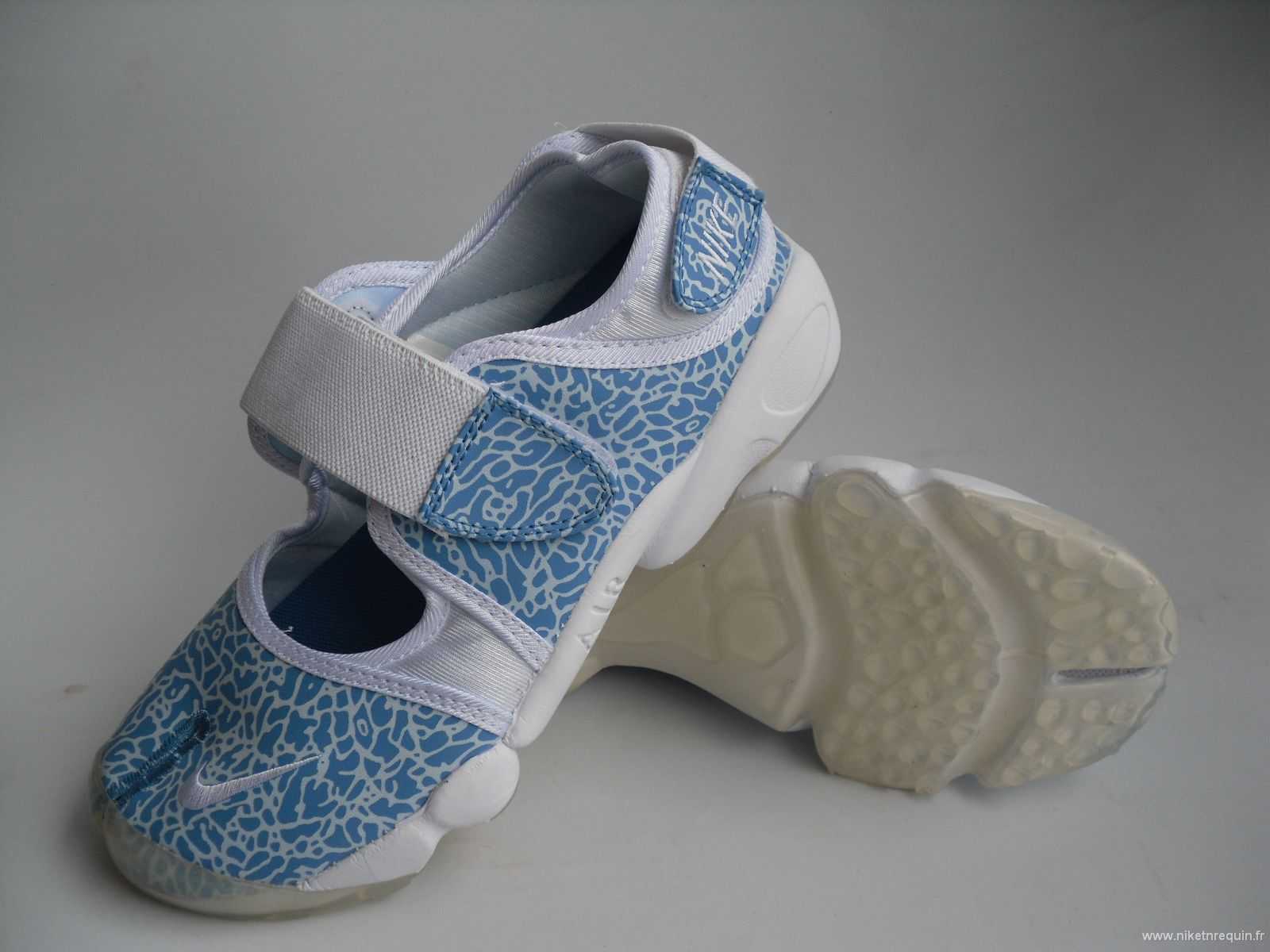 Nouveau style décoratif baskets Nike Shox bleu Rift (1)